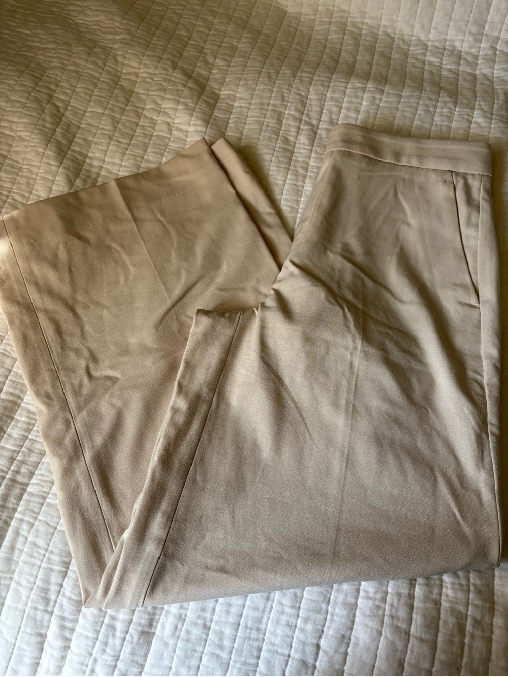 Women’s Hayden Wide Leg Stretch Pants in Beige